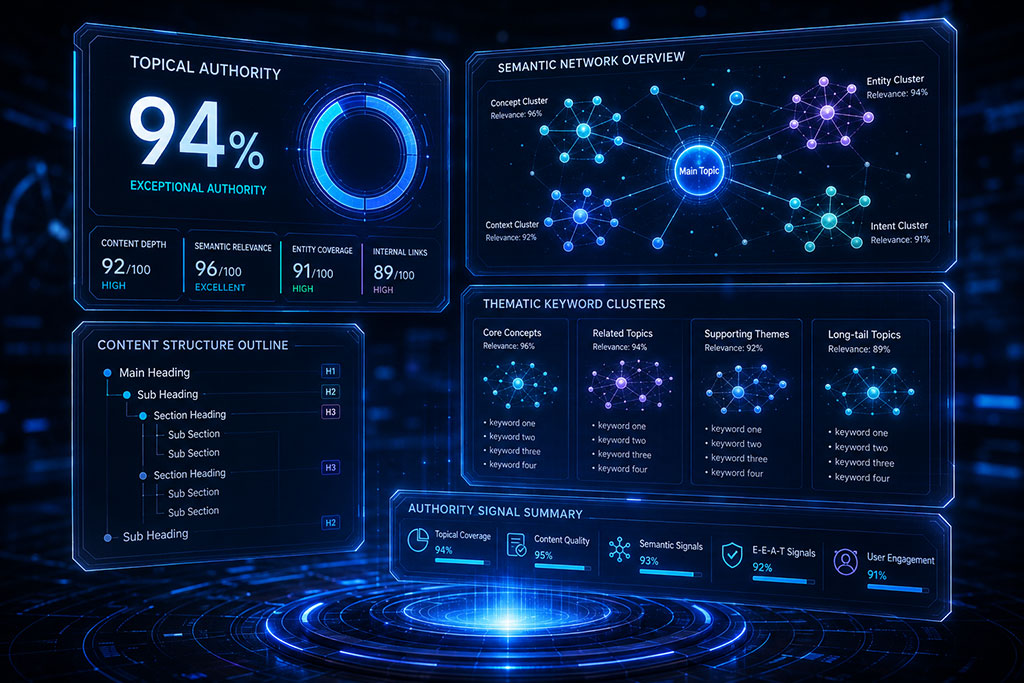 Off page SEO service semantic network
